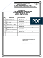 Daftar Hadir Cabdin