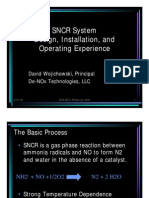 SNCR System Design, Installation, and Operating Experience: David Wojichowski, Principal De-Nox Technologies, LLC