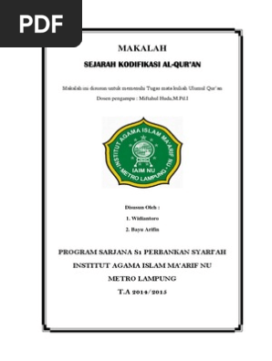 Makalah Ulumul Qur An
