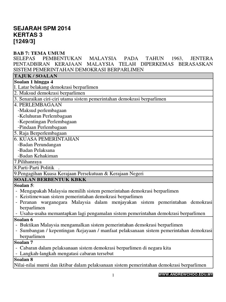 SPM-SEJARAH-KERTAS-3-BAHAN-RUJUKAN-1 SPM-SEJARAH-KERTAS-3-BAHAN-RUJUKAN-1