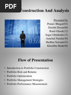 Portfolio ConstructionAnd Analysis