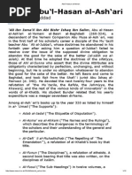 Imam Abu Hasan Al-Ashari - G.F. Haddad