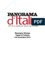 PAnorama d'Italia a Catania, la rassegna stampa