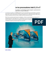 Diferencia Entre Los Procesadores Intel i3