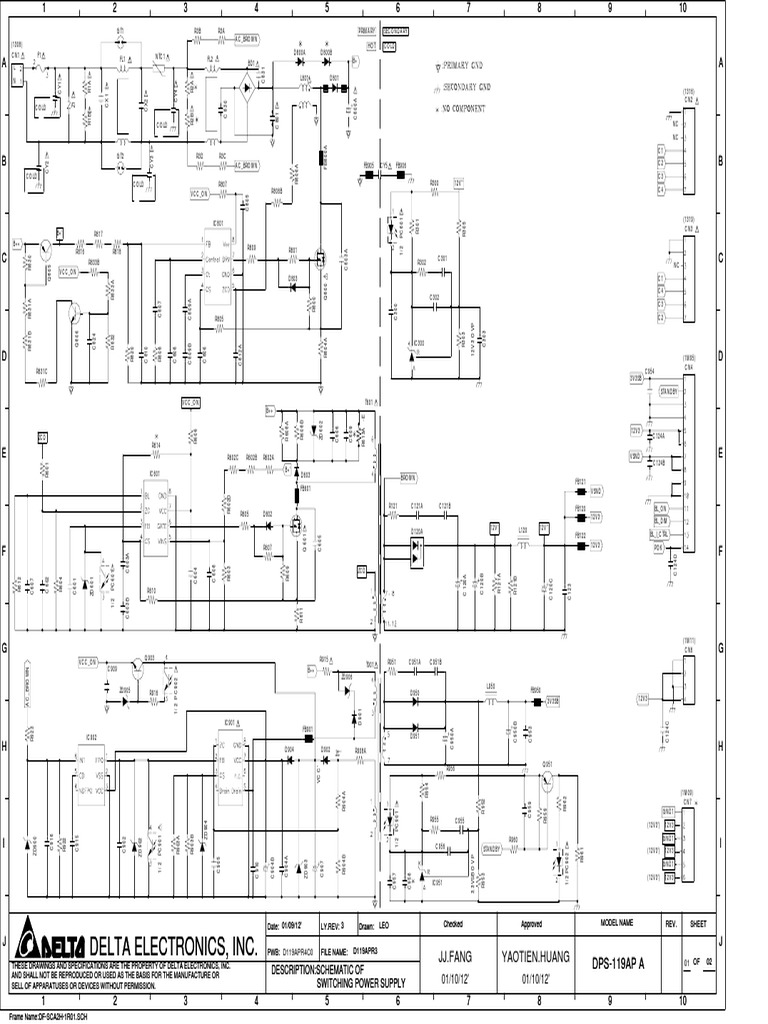 Dps-119ap 452 | PDF | Power Electronics | Power Engineering