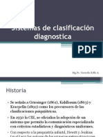 Sistemas de Clasificacion Diagnostica