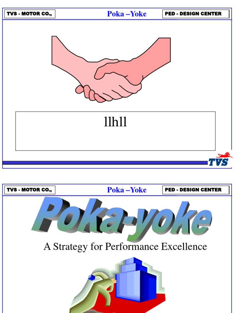 Poka Yoke.ppt Production And Manufacturing Business Process