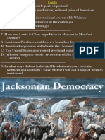 16 jacksonian democracy