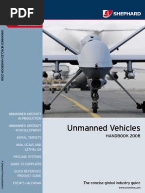 Uv Handbook 2008 Pdf Unmanned Aerial Vehicle Actuator
