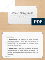 11 Project Management Feasibility Study