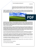 Carta de Despedida Windows XP