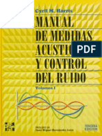 Manual Medidas Manual medidas acusticas y control del ruidoAcusticas y Control Del Ruido (M. Harris) 3ª Ed