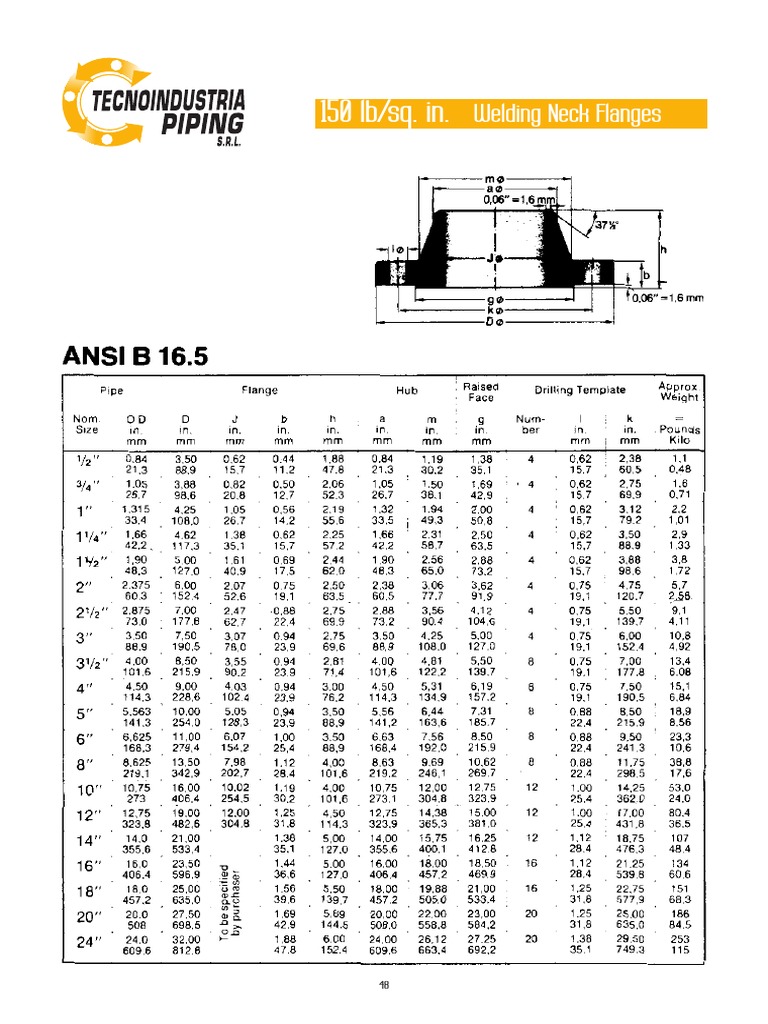 469 Welding Neck Flanges | PDF | Home & Garden | Technology & Engineering