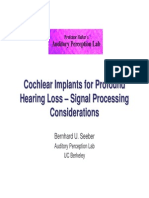 Signal Processing - Hearing Loss