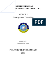 Modul 1 Pemrograman Terstruktur