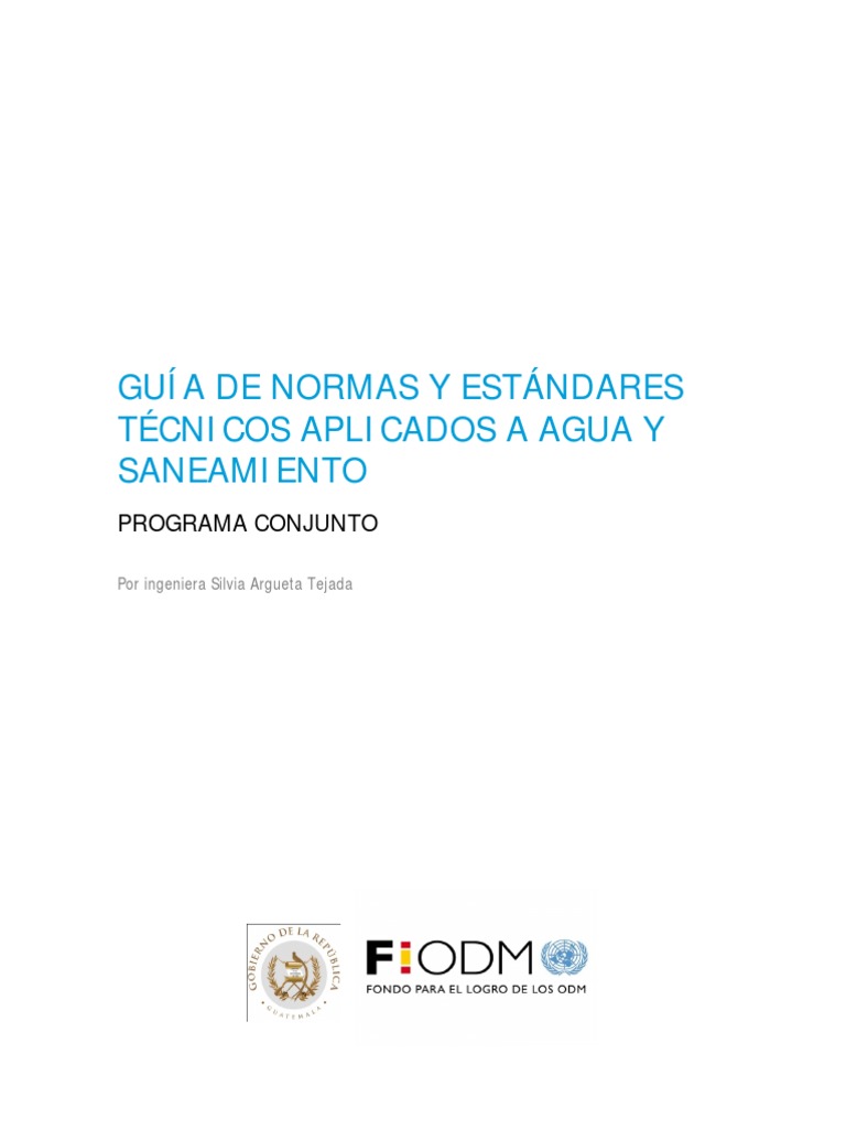 Normas de Agua y Saneamiento en Guatemala | PDF | Saneamiento | Agua ...