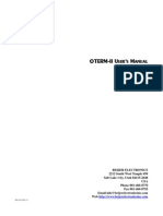 QSI QTERM Handheld Terminal - Manual