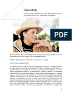 RIVERA CUSICANQUI Silvia - Mito, Olvido y Trauma Colonial (2014, Recorte) PDF