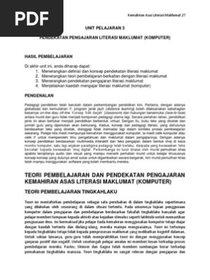 Pendekatan Pengajaran Literasi Maklumat Pdf