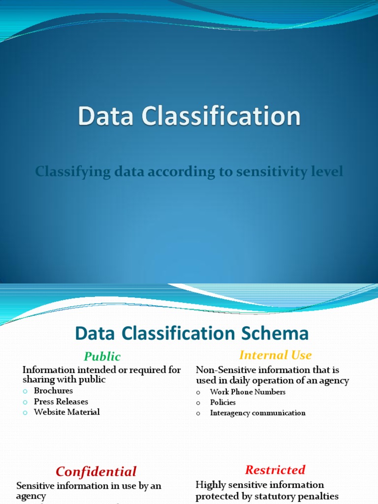 Data Classification | Information Security | Business