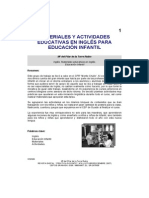 Materiales y Actividades Educativas en Inglés Para Educación Infantil