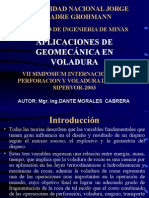 APLICACIONES GEOMECANICAS EN VOLADURA