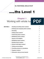 Maths Level 1 - Chapter 1 Learner Materials