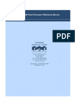 Featurecam Post Processor Reference Manual