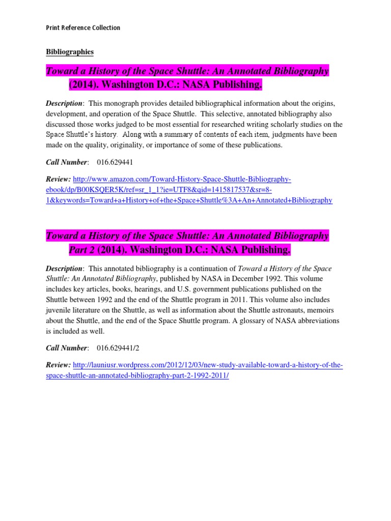 Annotated bibliography questions picture