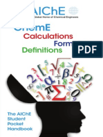 The AICHE Student Pocket Handbook