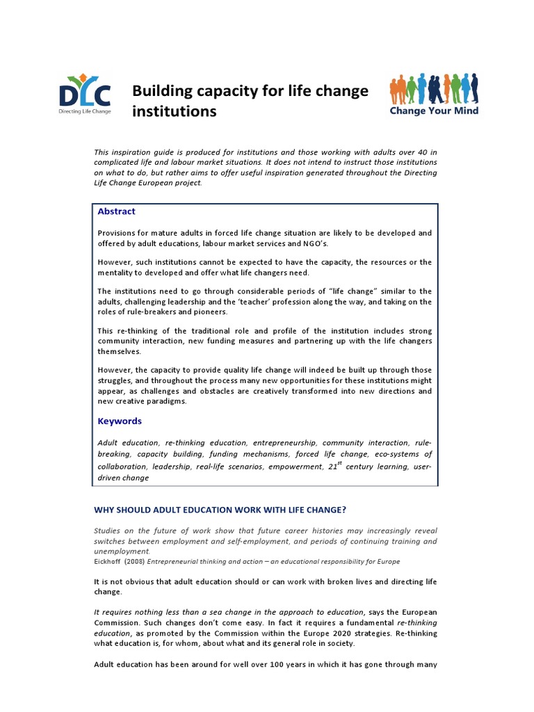 DLC Building Capacity | PDF