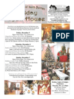 North Berrien Holiday Open House Flyer 2014