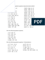 Quadratic Equation