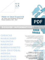 2da Edicion Master en Salud Ocupacional Universidad de Alcala Vzla