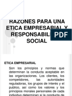 Etica Empresarial y Responsabilidad Social