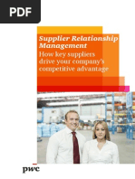 Pwc Supplier Relationship Management