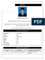 CV Redwan HJ Yasin PDF