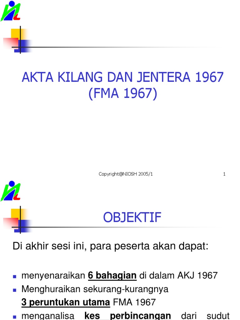 13 Akta Kilang Dan Jentera 1967 Pdf