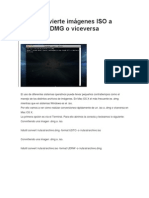Convertir Imágenes ISO A DMG /DMG-ISO