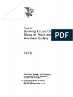 Guide for Burning Crude Oil and Slops in Main and Auxiliary Boilers