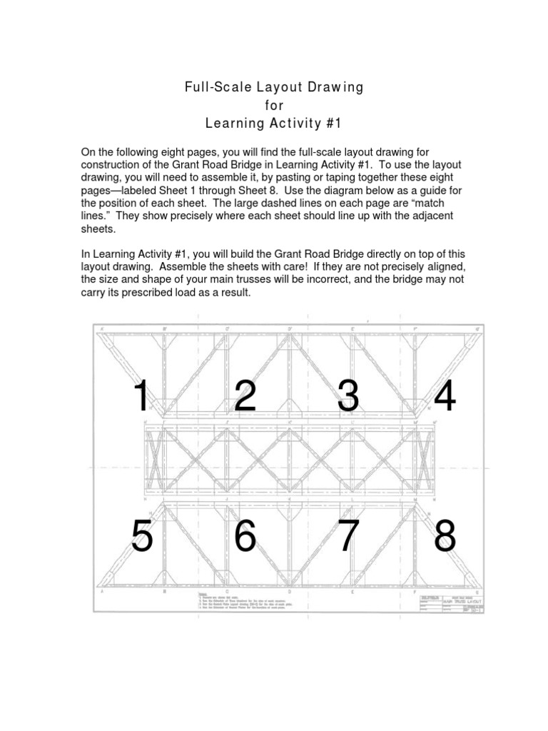 Grant Road Bridge Layout Drawing | PDF | Home & Garden