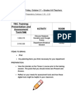 Schedule For Friday Oct 3 JH Tec