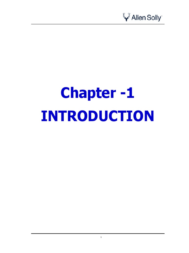 Allen Solly PDF Customer Satisfaction Marketing