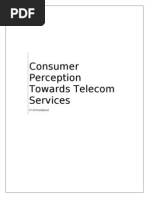 Download Consumer Perseption towards telecom services by utkarsh singh SN24644002 doc pdf