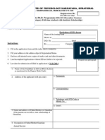 Application Format For PHD Nitk