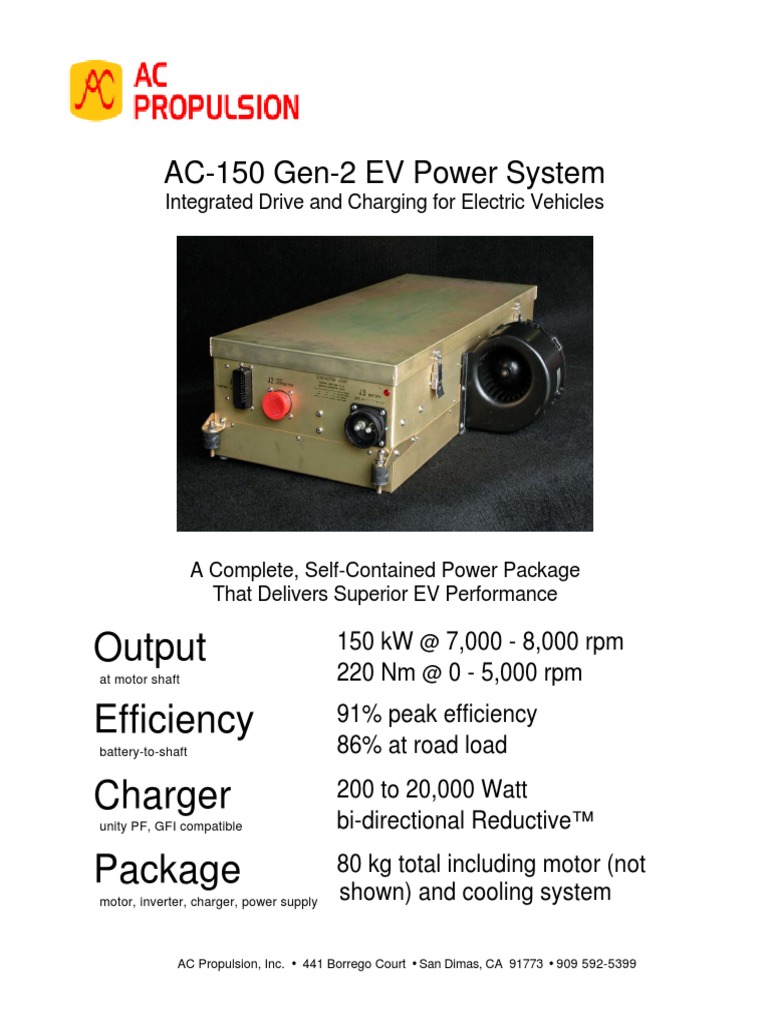 Reductive Integral Charger Ac150gen2 | PDF | Battery Charger | Power ...