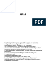 HRM Effectiveness Audit