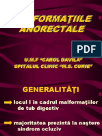 Malformatii Ano - Rectale