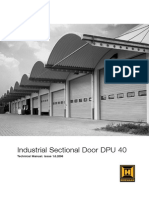 Hormann Technical Manual For Industrial Sectional Door