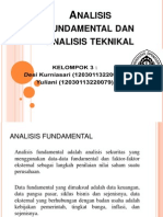 Analisis Fundamental & Analisis Teknikal (Yuli Desi)